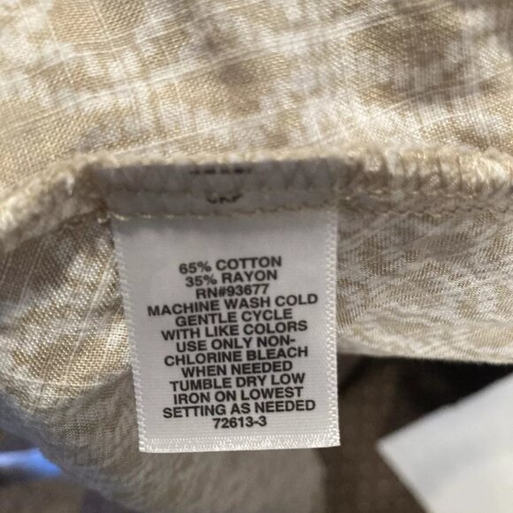 Liz Claiborne Long Sleeve Button Down Size XS Top New With Tag - Picture 6 of 6
